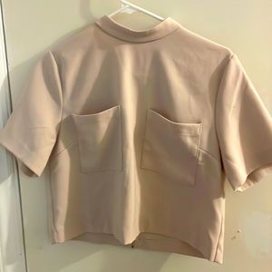 Forever 21 blouse light tan; blouse